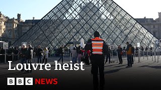 Five new suspects arrested over Louvre jewellery theft | BBC News