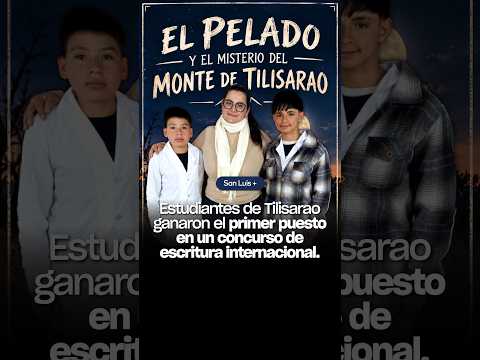 Estudiantes de Tilisarao ganaron el primer puesto en un concurso de escritura internacional.
