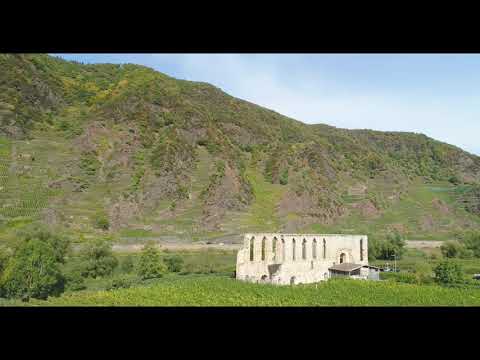 Mosel Valley from drone 4K video