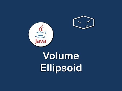 volume of ellipsoid in java