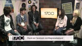 The Grenades on 1700 - Full interview and live performance!