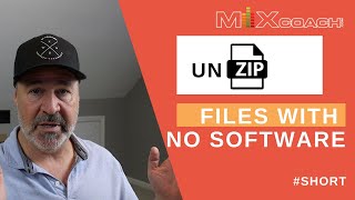 Unzip Files With No Software on a Mac #shorts