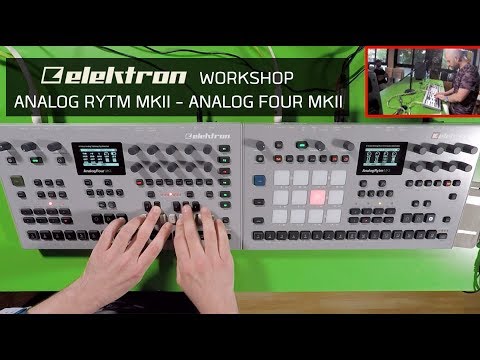 Workshop Elektron Analog RYTM MK2 y Analog Four MK2