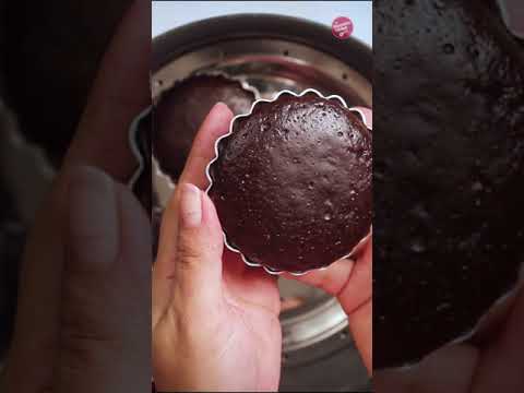 Chocolate Cupcakes in Kadai today's recipe at 6 pm - Stay Tuned #shorts #youtubeshorts
