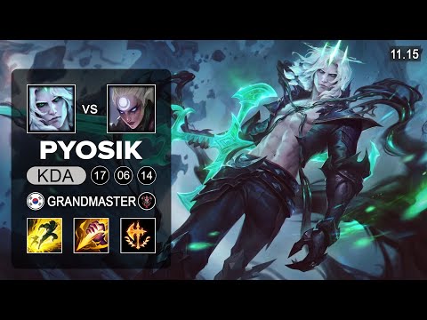 DRX Pyosik Viego Jungle vs Diana - KR Grandmaster Patch 11.15