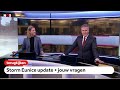 LIVE: Update storm Eunice met de NOS-weerpresentatoren + jouw vragen