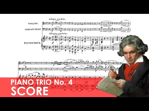 BEETHOVEN Piano Trio No. 4 in B-flat major (Op. 11) 'Gassenhauer' Score