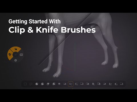 14 - ZBrush for iPad - Selection, Clipping and Knife Brushes