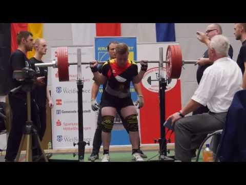 Hannes Haase (SV Motor Barth) Kniebeuge 3.V. 275 kg - DM KDK Jugend 2016