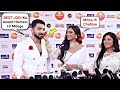 Aishwarya Khare And Rohit Suchanti Interview At Zee Rishtey Awards 2024 Bhagya Lakshmi Serial