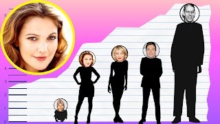 How Tall Is Drew Barrymore - Height Comparison!