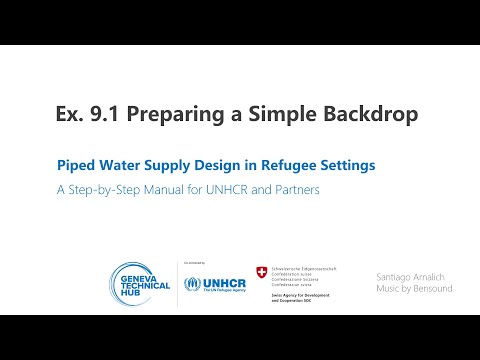 9.1 Preparing a simple backdrop for EPANET