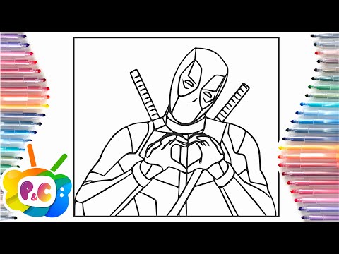 Deadpool Coloring pages/Superheroes coloring pages/Janji - Heroes Tonight (feat. Johnning) [NCS]