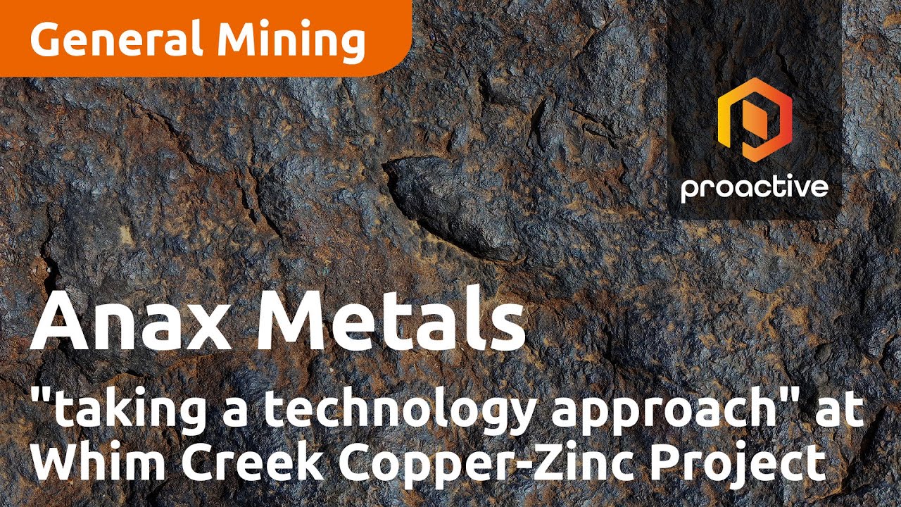 Anax Metals "taking a technology approach" at Whim Creek Copper-Zinc Project