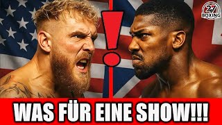JAKE PAUL sieht neben AJ aus wie ein KIND...Das erste FACE OFF und Highlights der PK!!! 247 Boxing