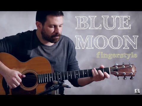 Tommy Emmanuel BLUE MOON - a fingerstyle guitar variation by Alberto Lombardi
