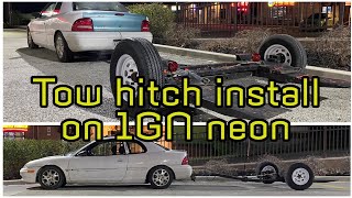 Installing a tow hitch on my 1999 Dodge Neon Coupe