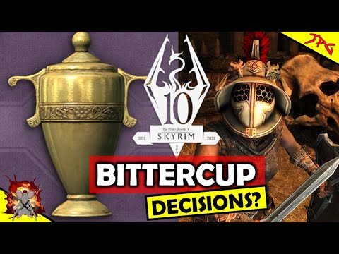 SKYRIM Anniversary - Extra Follower? Huge Money! Or Gladiator Helmet? Bittercup Quest Guide