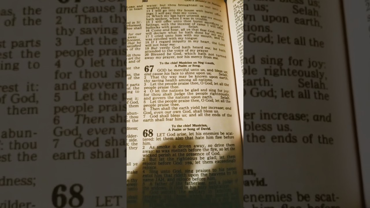 #PSALM 67-1-7 #JESUSISREAL #BELIEVEINJESUS #JESUSISCOMING #COMETOJESUS #PRAYTOJESUS #TRUTH #LIFE#JOY