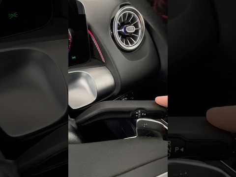 GLB200 Mercedes Benz 2022 starting car start stop engine detailed view detailed interior details