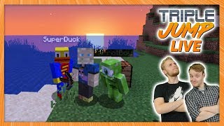 BUILDING ON SELF-ISOLATION ISLAND - Minecraft [1] | TripleJump Live