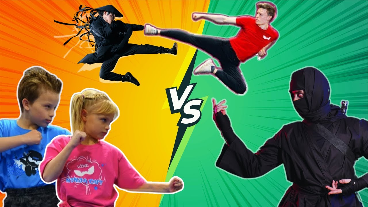 VIRAMOS NINJA ⚡ DESAFIO ESPORTIVO PARA CRIANÇAS DE GINÁSTICA | Ninja Kidz TV Português