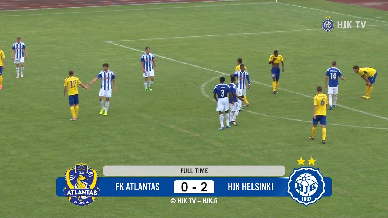 FK Atlantas Klaipèda 0-2 HJK Helsinki