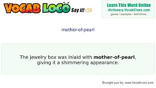 Video thumbnail for mother-of-pearl