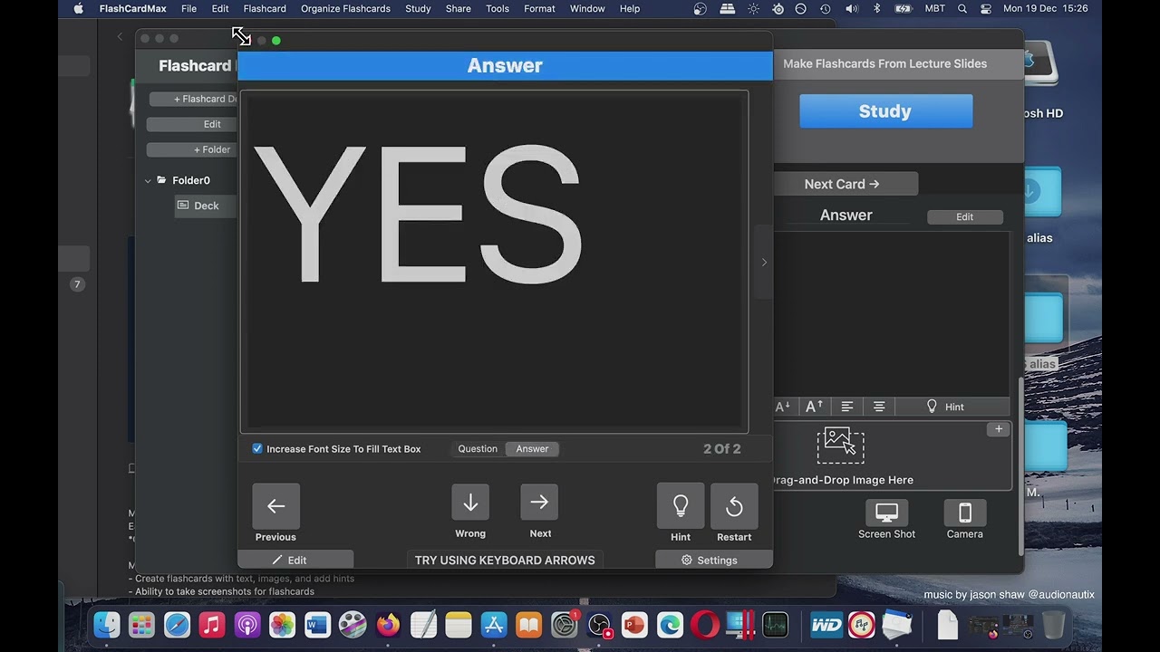 Flashcard Max App: Mac App Store (Basic Overview)