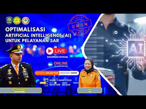 Webinar Series IV: Optimalisasi Artificial Intelligence (AI) untuk Pelayanan SAR