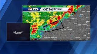Hart County under Tornado Warning, several central Kentucky counties under Tornado Watch
