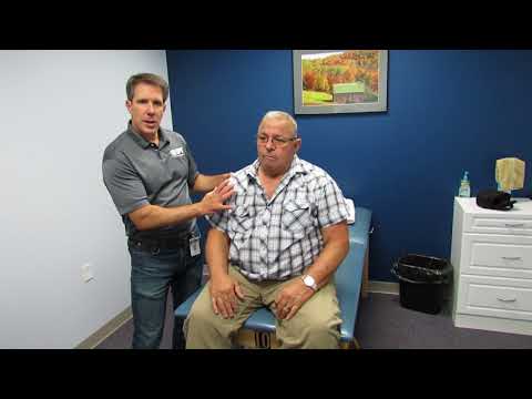 Hoffman's sign and hyperreflexia in a patient with shoulder and arm pain