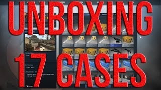 Case unboxing nr.1 (17 cases)