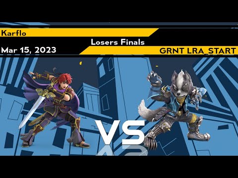 Xeno284 L.Finals - Karflo (Roy Dark Purple) vs LRA_START (Wolf Blue) - SSBU Ultimate Tournament