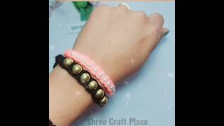 HOW to make Friendship Band/Rakhi😍🔥#diy#shorts#viral#craft#shreecraftplace#ytshorts