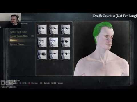 Bloodborne playthrough pt1 - Making a MADMAN! (Character Creation)