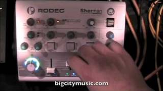 Video thumbnail for NAMM 2009 - Sherman Rodec Restyler processor at Big City Music booth by bigcitymusic