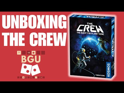 The Crew - Quest for Planet Nine Card Game Unboxing
