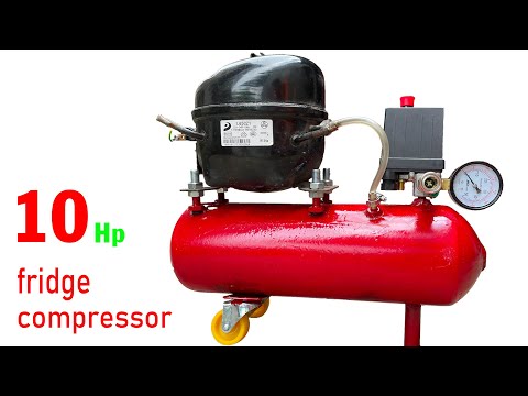 I turn Fridge Compressor into a Air Compressor