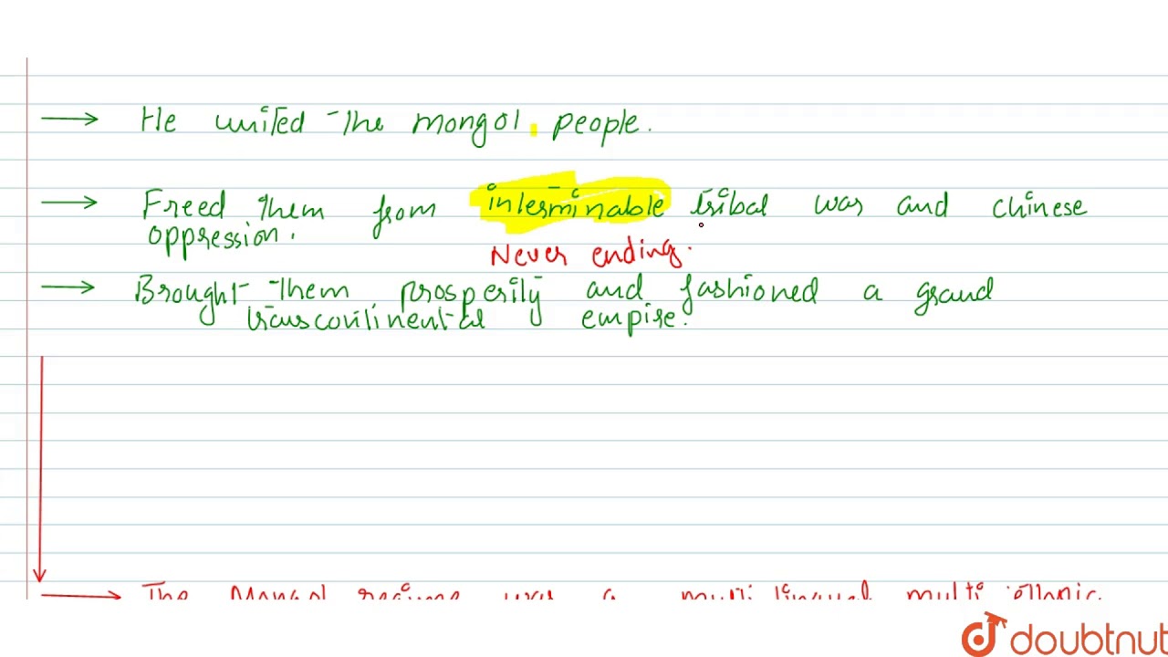SITUATING GENGHIS KHAN AND MONGOL IN WORLD HISTORY