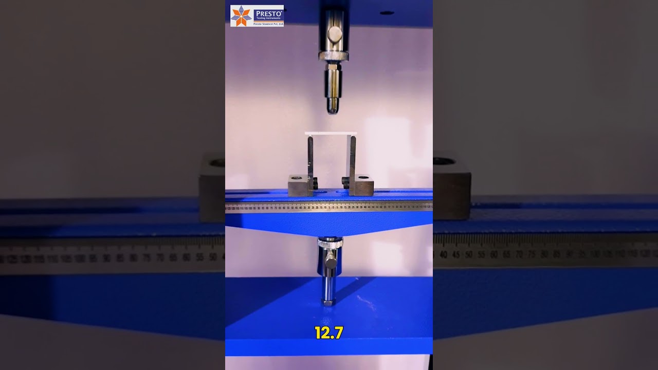Standard Flexural Test Setup | ASTM D790 & ISO 178 Explained in Hindi | Presto Testing Machine Demo