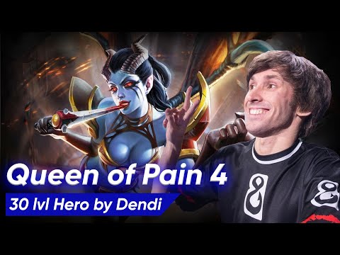 DENDI QUEEN OF PAIN SUPPORT POS 4 | Dota 2 Pro Support
