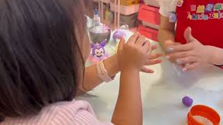 正在享受心流體驗的晴晴：