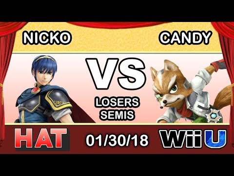 HAT 7 - FAD | Nicko (Marth) Vs. Candy (Fox) Losers Semis - Smash 4