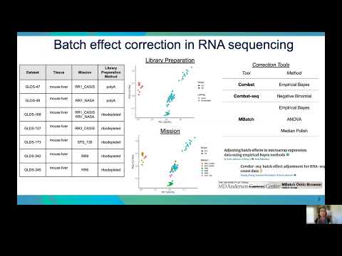 Evaluation of batch effect correction methods for... - Lauren Sanders - BOSC - Abstract - ISMB 2022