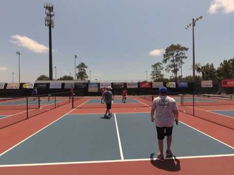 Fischer/Fischer vs Seckel/Willson 5.0 Mens Doubles - US Open Pickleball 2017