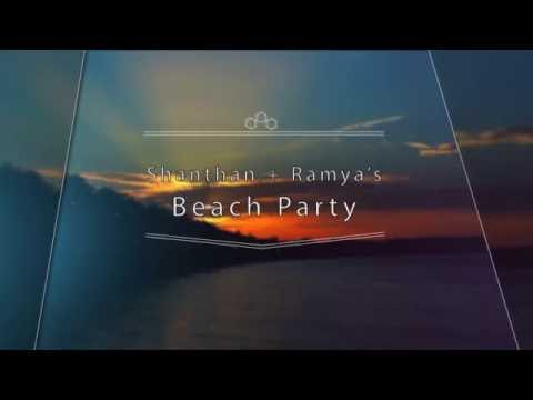 Shanthan - Ramya    Beach Party Short Clip ....
