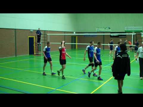 Volleybal wedstrijd Renswouw H1 - Orion H2 22-04-2017