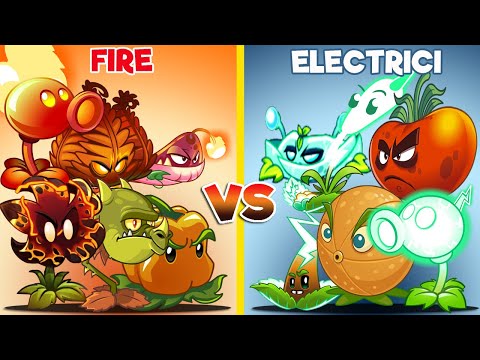 PvZ 2 Team Fire Vs Electrici-That Team Can Win?