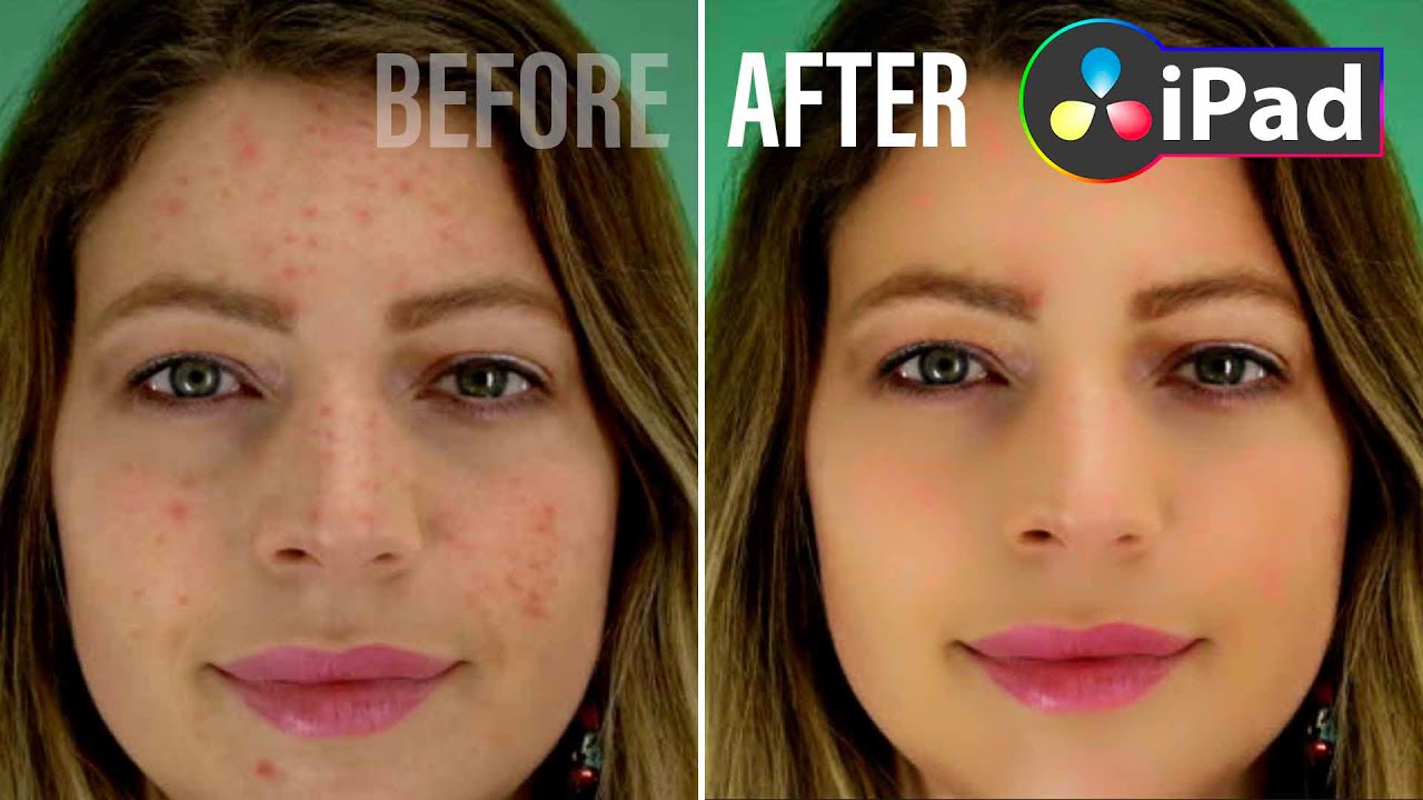 How To Clean Up Skin in DaVinci Resolve iPad!